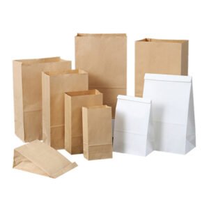 Kraft Paper Square Bottom Bags